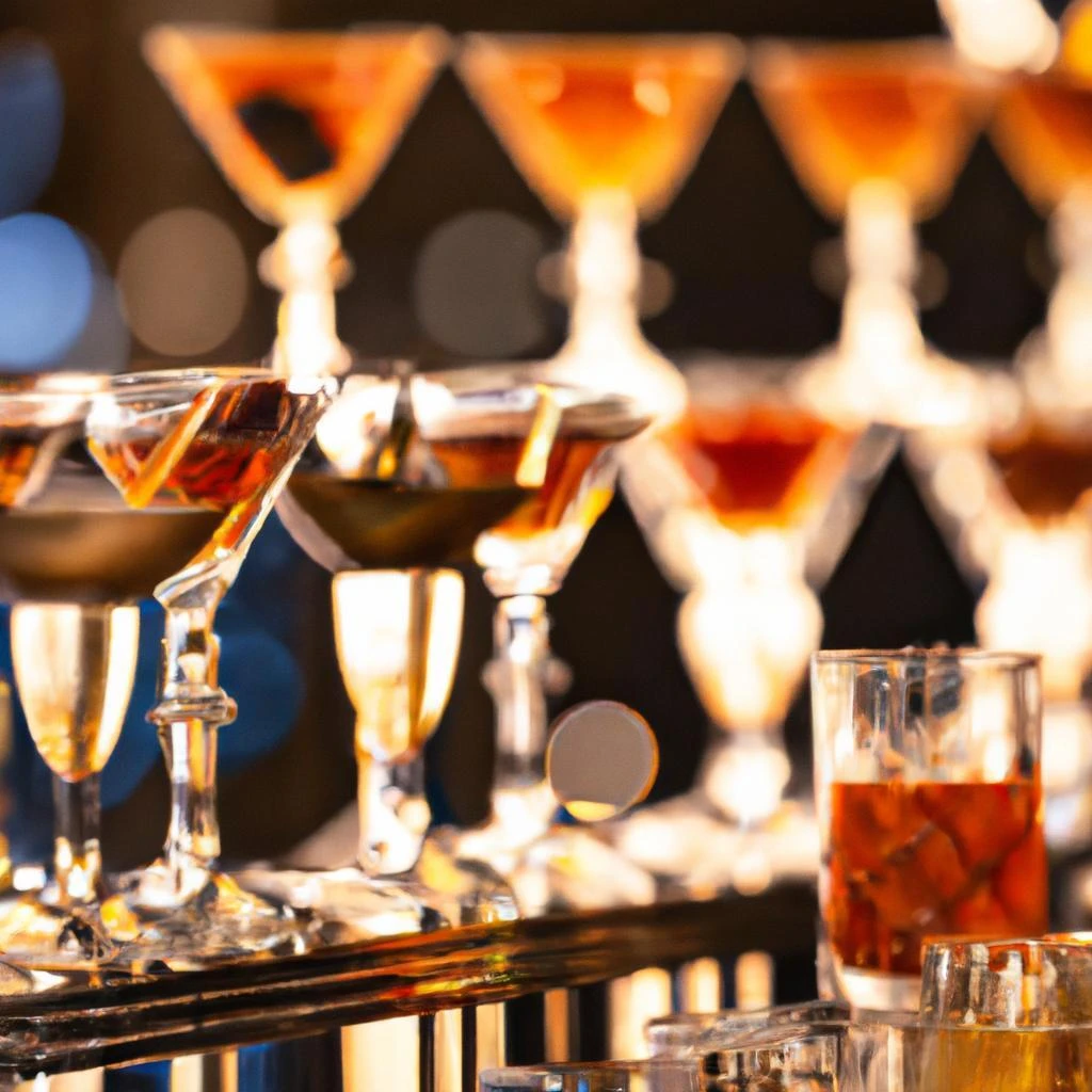 おしゃれなカウンターで楽しむ、上質な飲み会のひととき