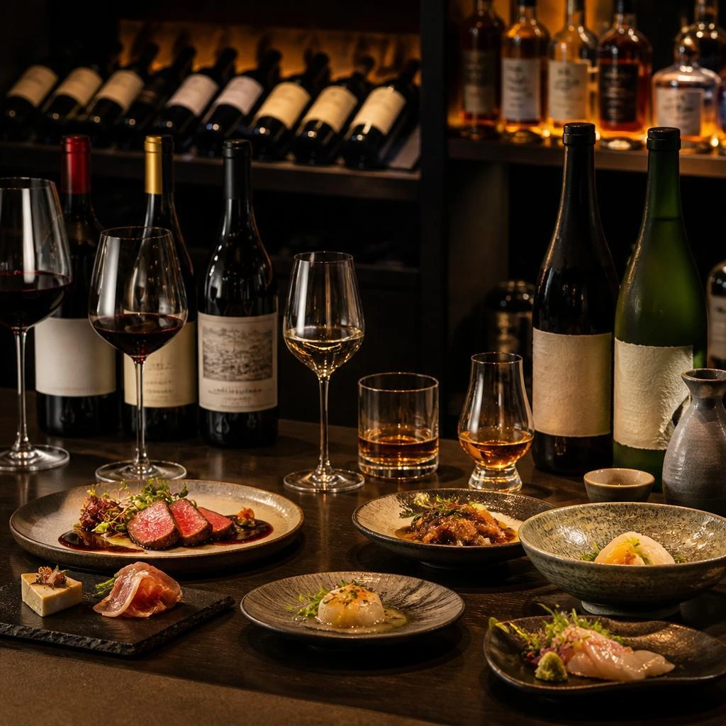 多彩なお酒と美味しい料理のペアリング
