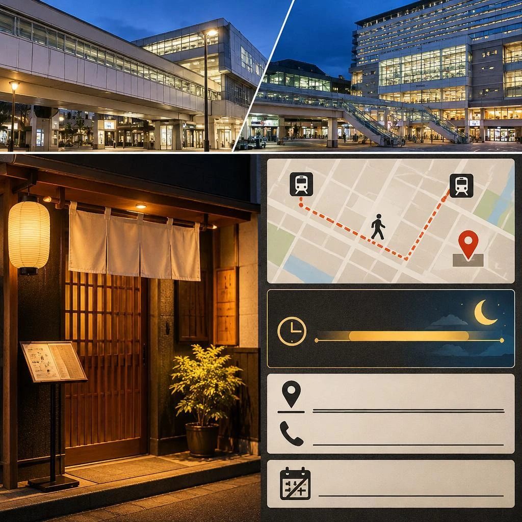 駅近で深夜まで。思い立った夜に立ち寄れる一軒