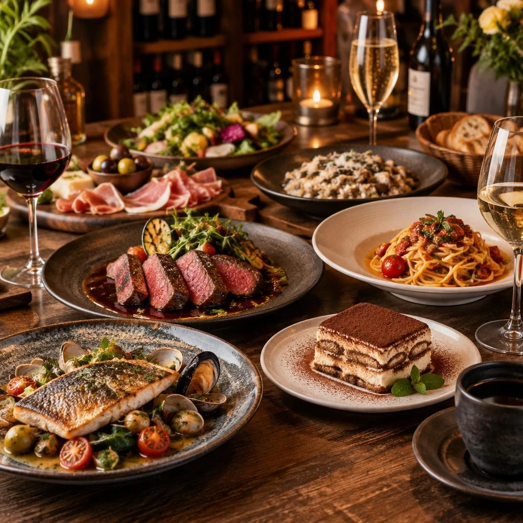お酒だけでは終わらない。今夜を彩る料理とペアリング