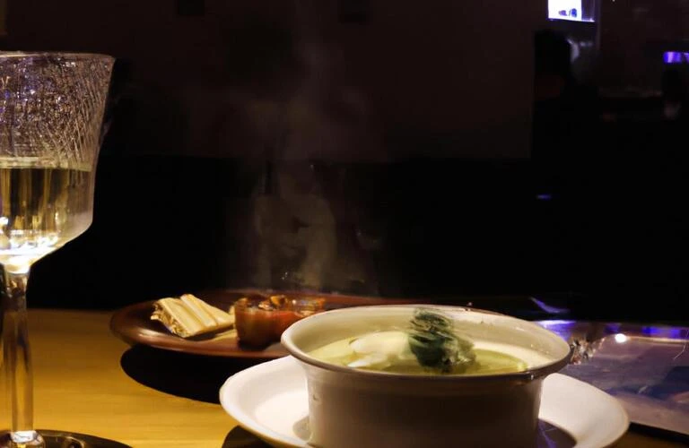 夜更けまで魅了されるおしゃれな空間で、ワインと食事を楽しもう
